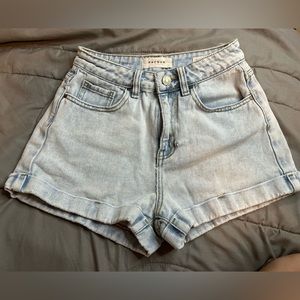 Light wash denim PacSun shorts size 24 (size US 2)